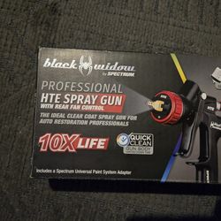 Black Widow Spectrum Professional Gravity- Feed Air Spray Gun
