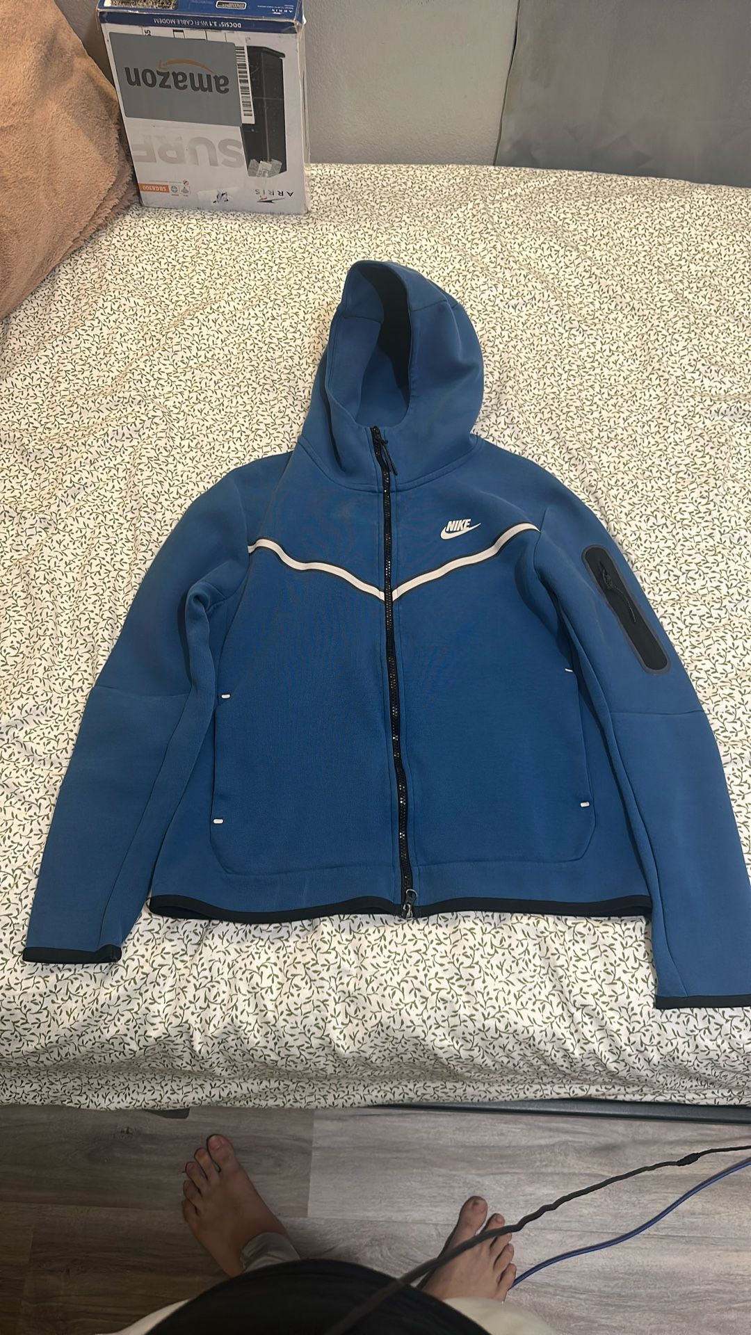 Light Blue Bike Tech Hoodie (old Gen)