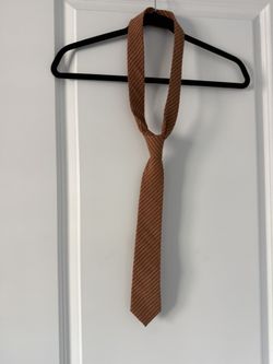 Brown Striped Tie