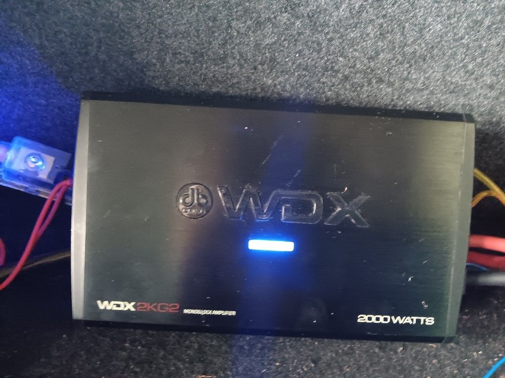 DB DRIVE WDX 2KG2 MONO BLOCK AMPLIFIER
