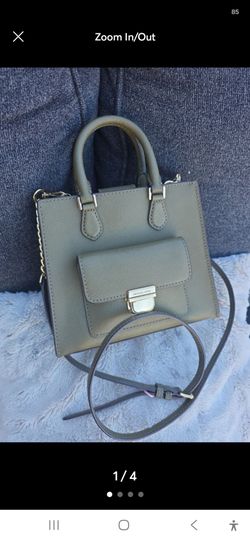 Michael Kors dark green satchel