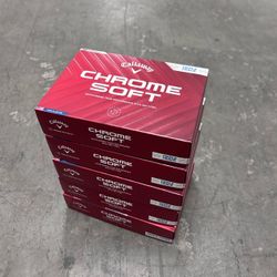 Callaway Chrome Soft Triple Track Golf Balls (5 boxes)