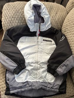 Raiders coat kids size 8 $80