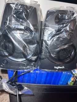 Logitech 3.5mm Jack Compact Laptop/desktop Speakers, Black (Z150)