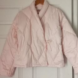 Vtg Pink Goose down Jacket
