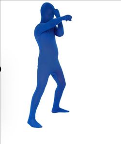 Blue morphe kids costume