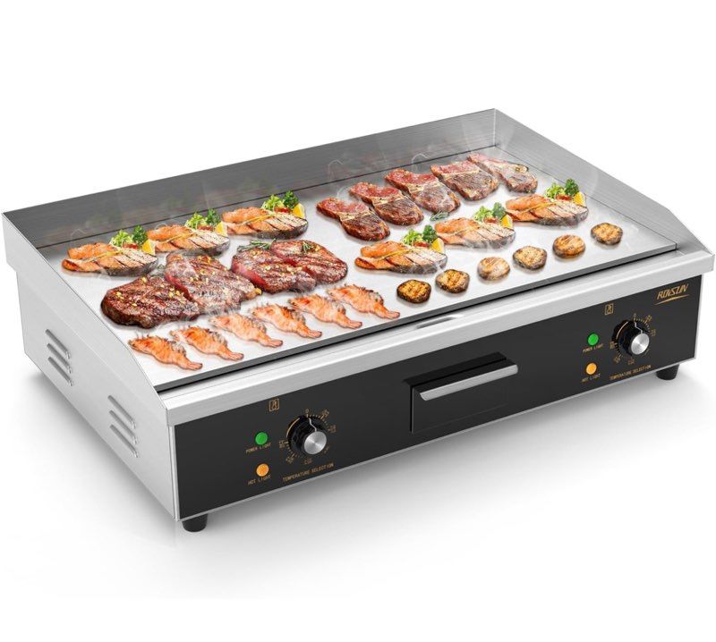 30" Electric Countertop Flat Top Griddle (Jh2159)