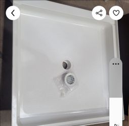 New shower base