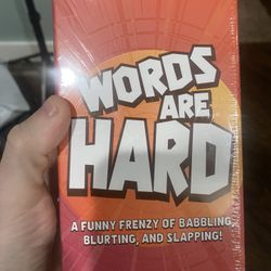 Words Are Hard Card Game 