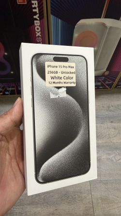 Unlocked iPhone 15 Pro Max 256GB -  Financing Available 