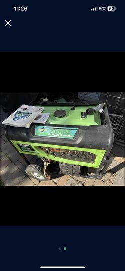 Gas and propane generator 7500w