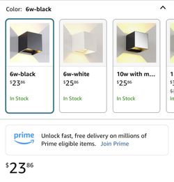 LANFU LED Aluminum Waterproof Outdoor Wall Sconce, Outdoor Wall Light 6W 100-277V 3000K Outdoor Cube Square Wall Light