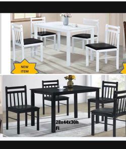 Dining table set with chairs
