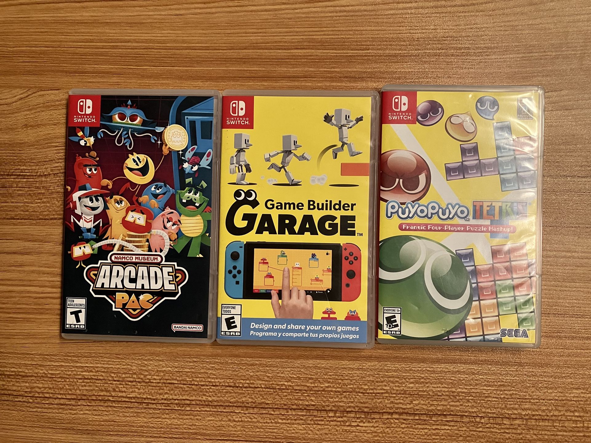 3 Nintendo Switch Games