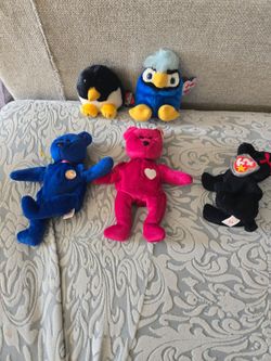 Ty Beanie Babies Mixed Lot of 5