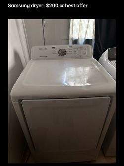 Samsung Electric Dryer White
