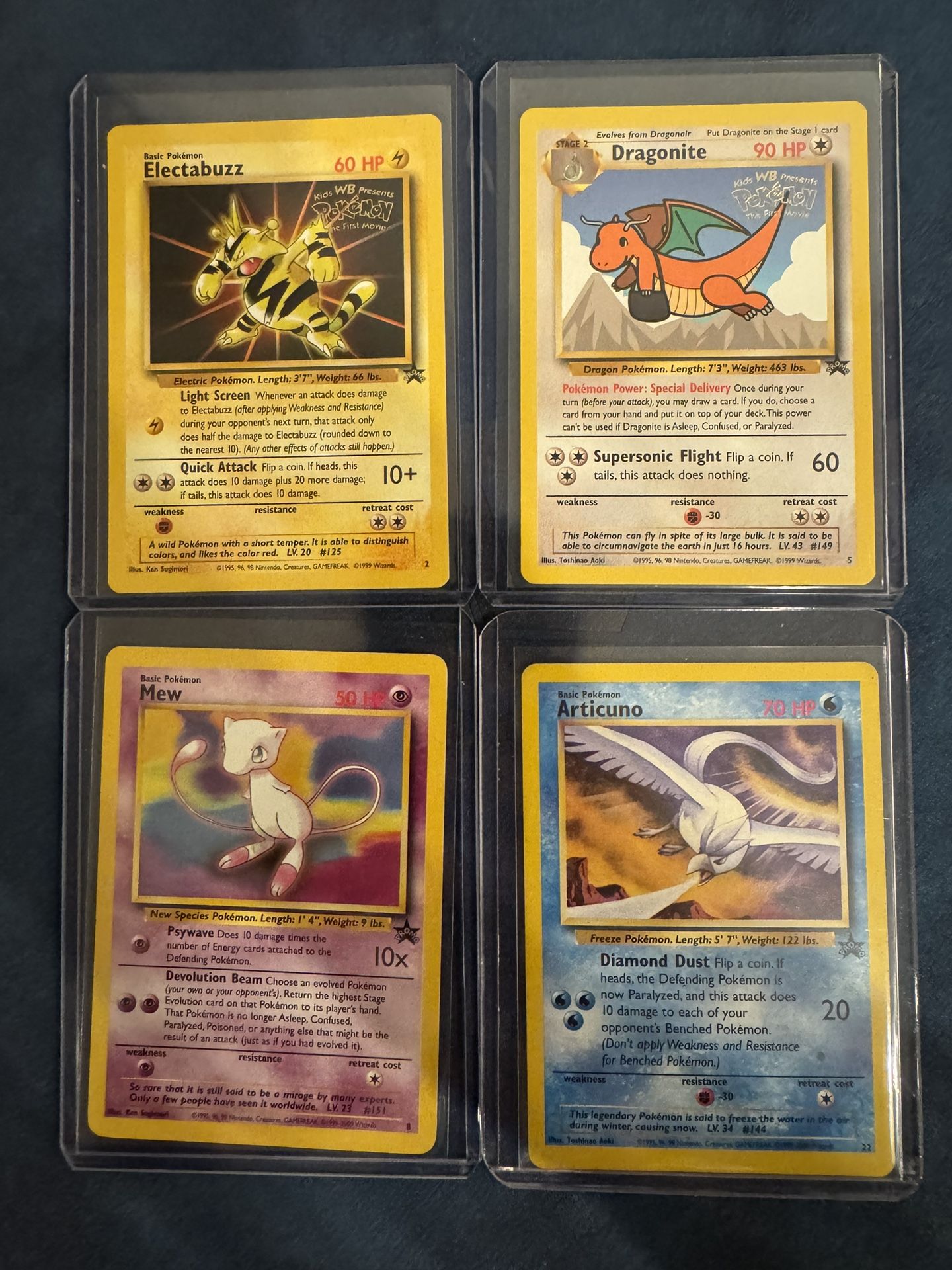 WOTC Movie promo Lot Vintage Pokemon cards