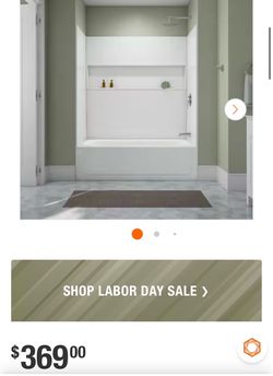 Bootz Maui Alcove Soaking Tub 30”x60” Brand New