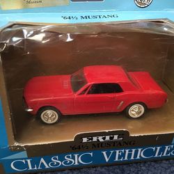 ERTL 64 1/2 Mustang Classic Vehicles Diecast Collectible Toy Car 1:43 NIB