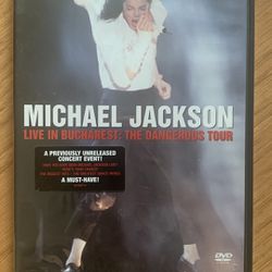 Michael Jackson Live In Bucharest - Rare DVD 