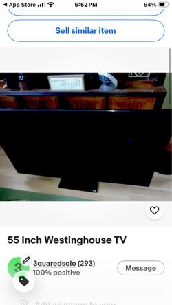 Westinghouse 55 “Inch Tv  With Remote