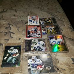 Dallas Cowboys Football Cards - 8 Cards
