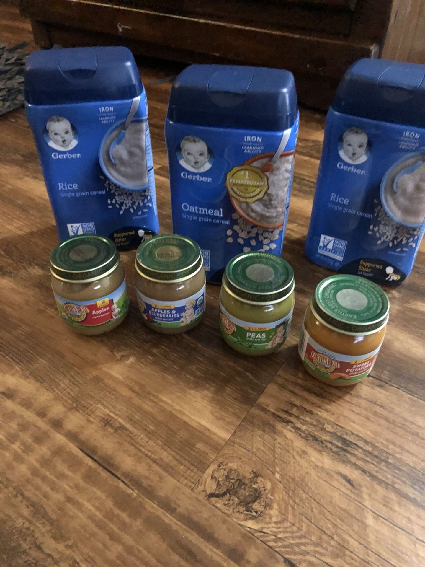 Free infant cereal, oatmeal and baby food