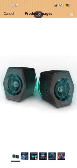 Edifier G2000 32W PC Gaming Computer Speakers for Laptop Mac Desktop Computer Woofer Speakers Bluetooth USB 3.5mm AUX Inputs RGB Lights Multimedia Spe