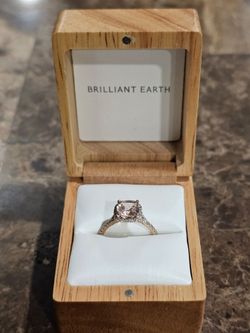 Morganite And Diamond Ring