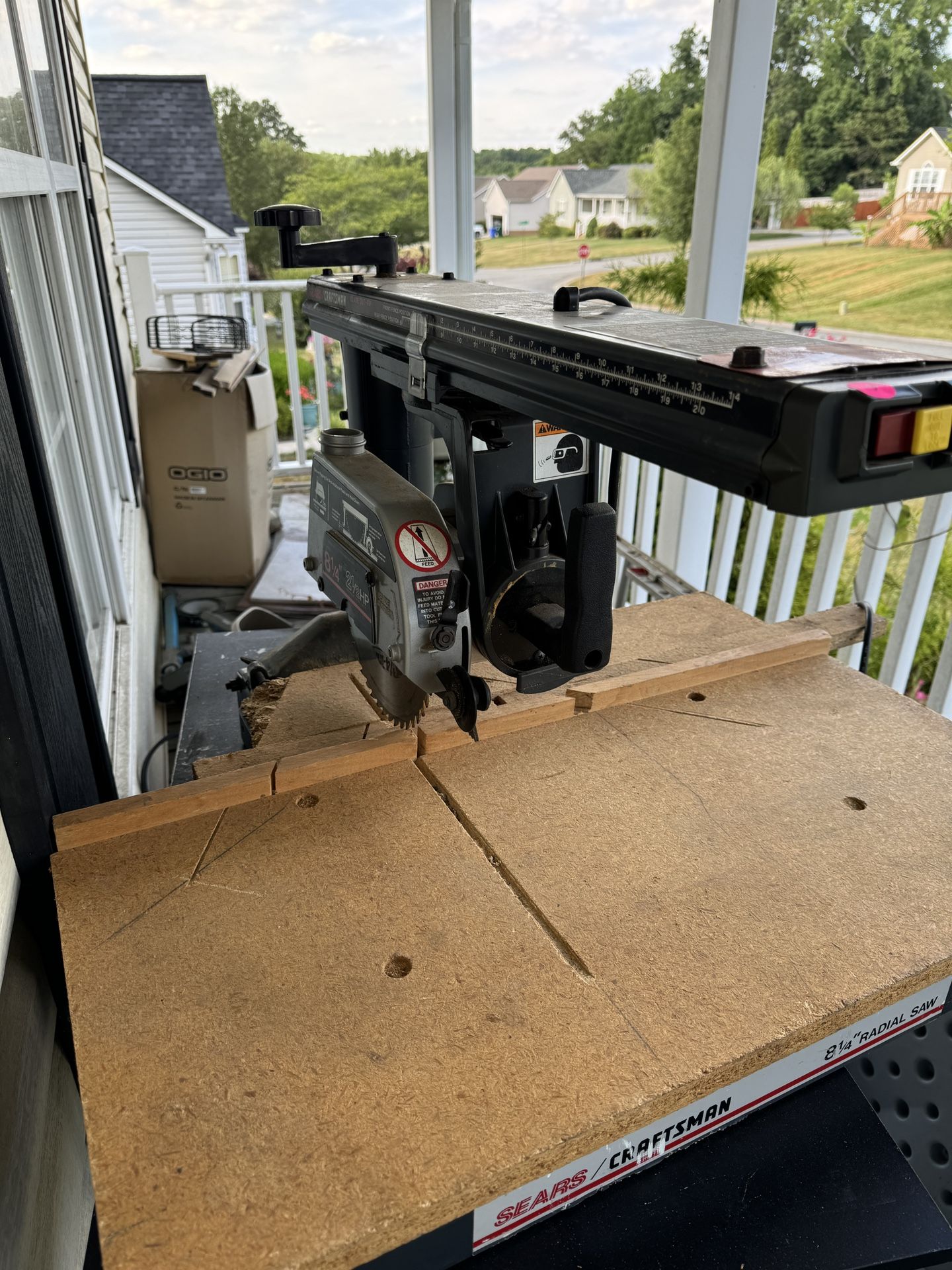 Craftsman 8 1/4” Radial Arm Saw
