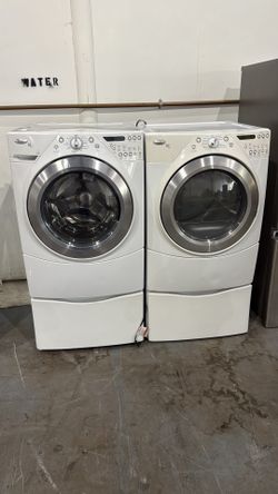 Whirlpool washer and gas dryer