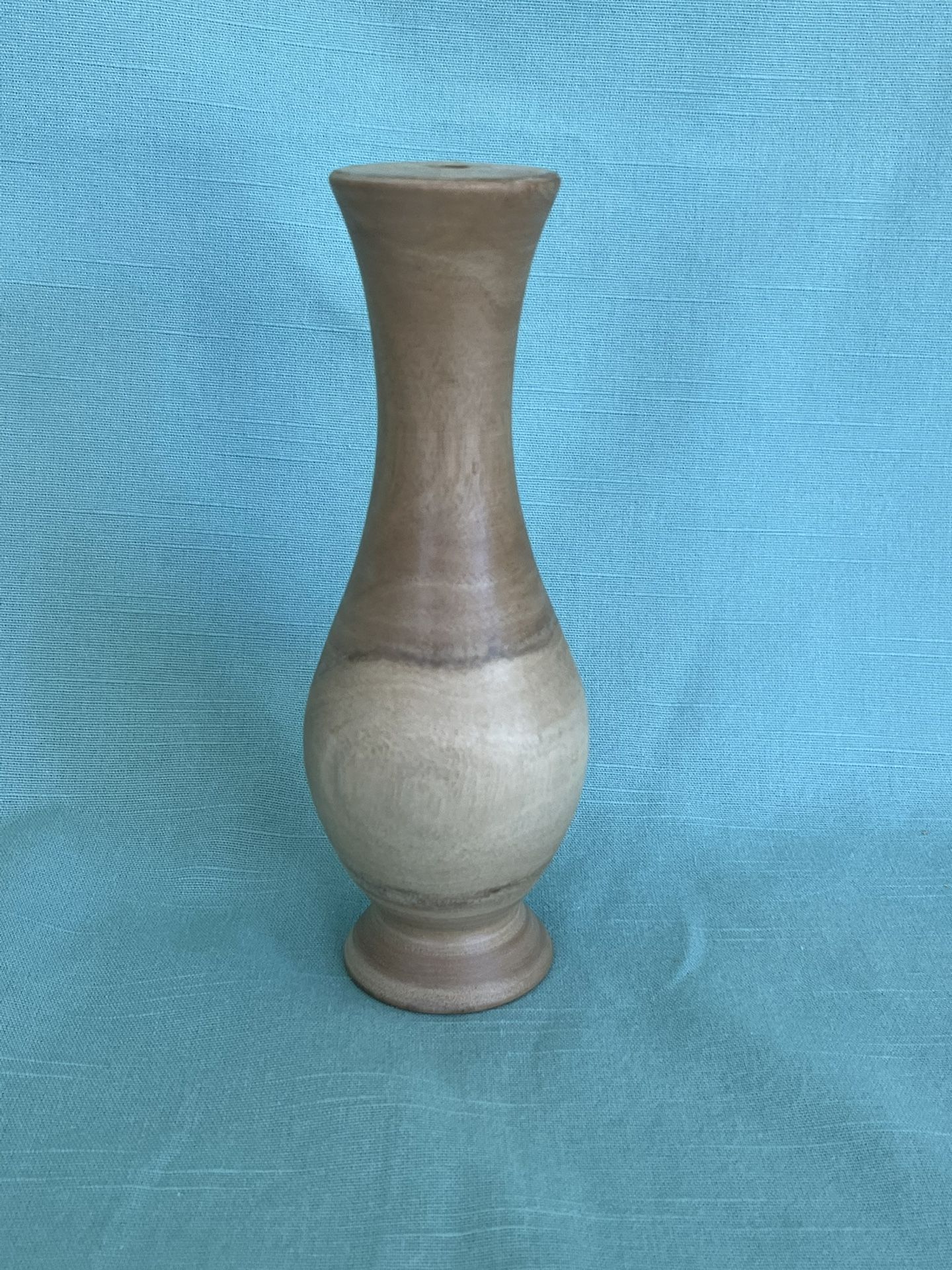 Carved Wood Vase