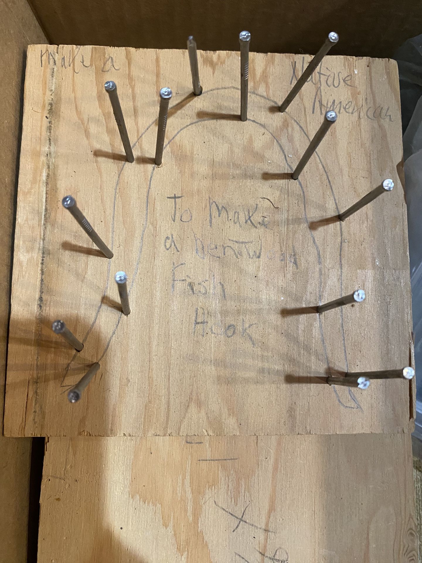 Native American Bentwood Fish Project