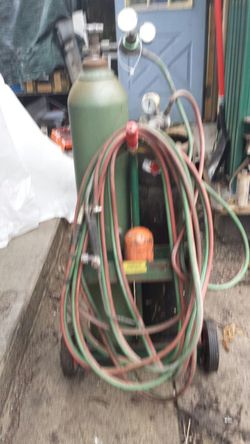 Gas welding set