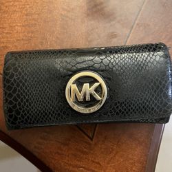 Michael Kors Snake Print Wallet 