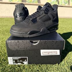  Nike Air Jordan 4 Retro Black Cat (2025) NEW/RECEIPT SIZE: 9  SOLD OUT EVERY WHERE! $350 FIRM ONLY!