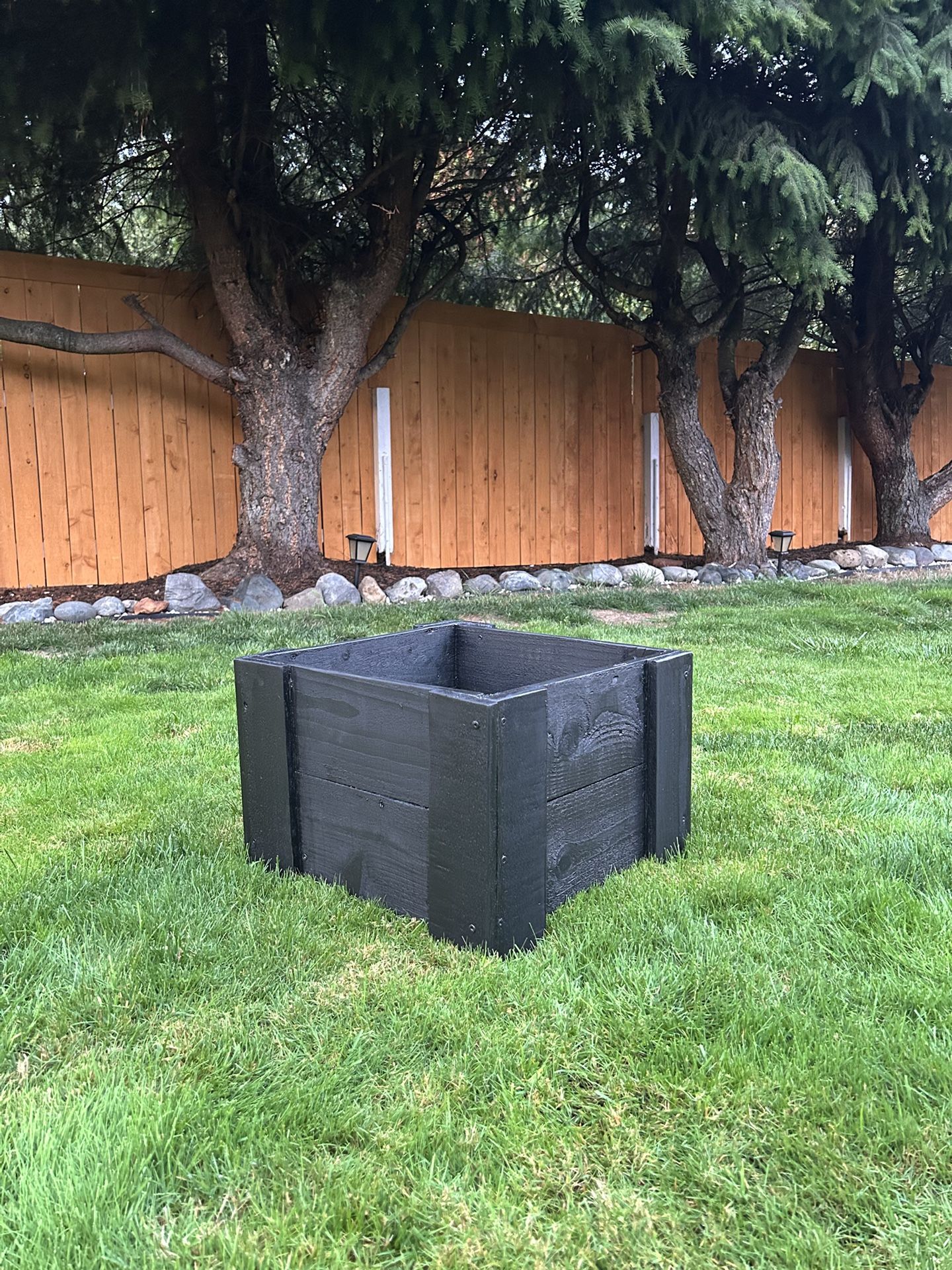 Rustic Blackwood Heritage Cedar Planter – 16” Wide x 12” Tall One of One Custom Hand Made 