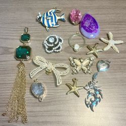 Vintage pendants and trinkets