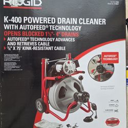 Ridgid K-400 Drain Cleaning Machine 