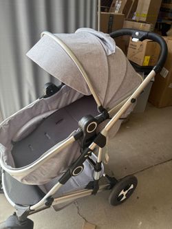 Clean baby stroller