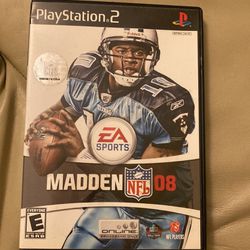 PlayStation 2 Madden NFL 08
