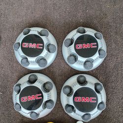 6 Lug GMC Wheel Centers 
