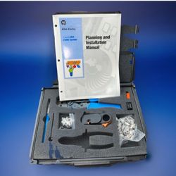 Allen-Bradley Rockwell Coax Crimper Tool 2082 with Kit Parts in Case 