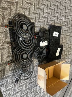 GE electric stove burners