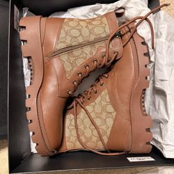 Men’s Coach Boots Size 10