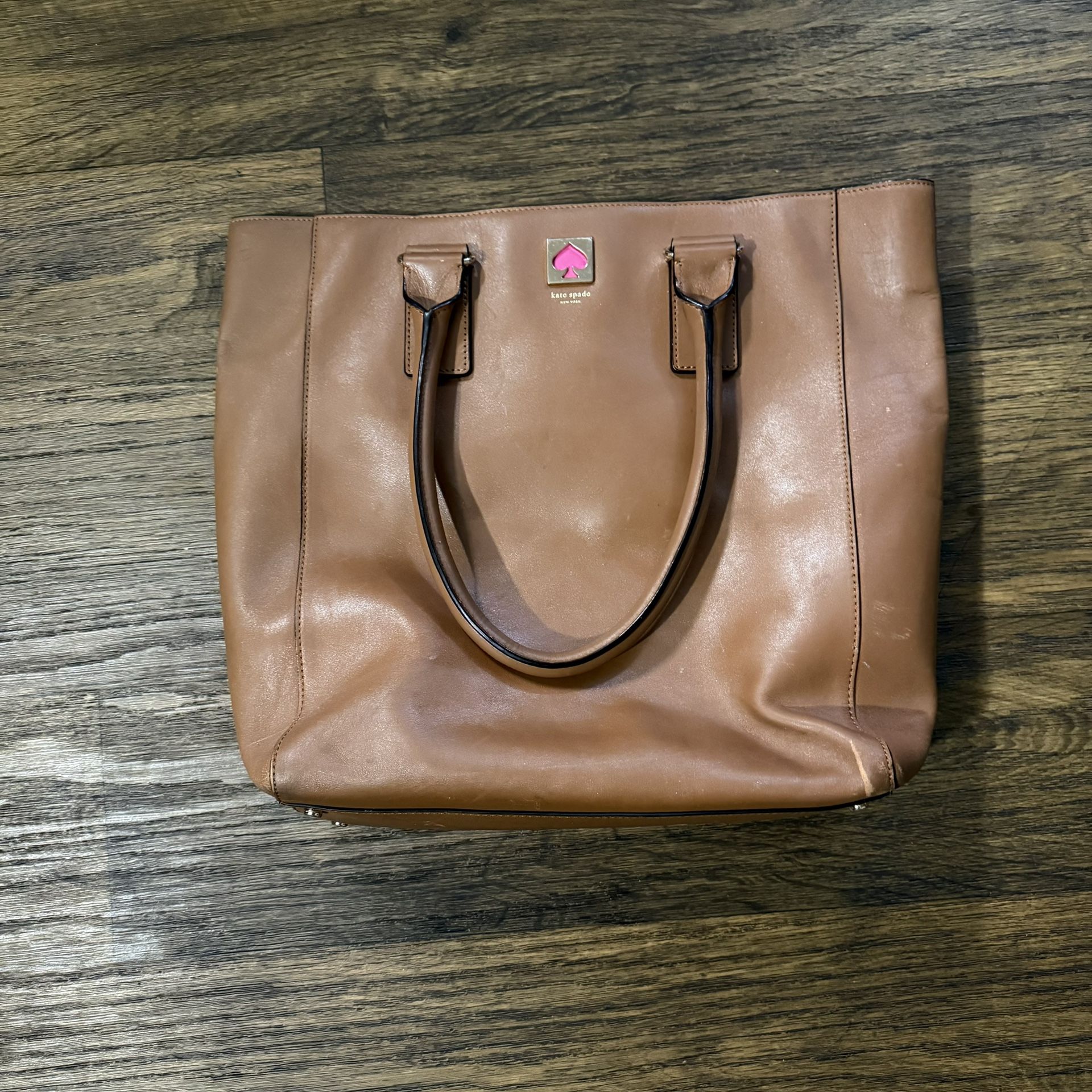 Kate Spade Leather Tote Bag Size Large