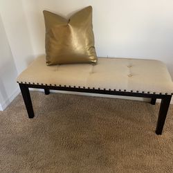 Bench With Tack Trim - Used For Staging Purposes Only 
