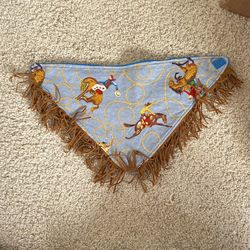 Plush Cowboy Baby Bib - Bandana