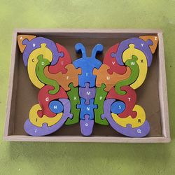 Butterfly Wood A to Z Puzzle $10