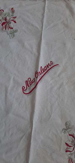 Vintage New Orleans Tablecloth